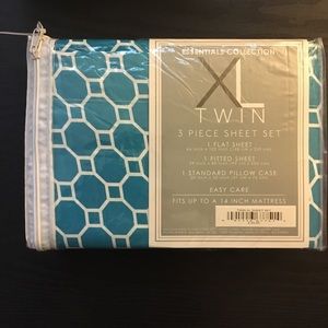 Essential collection xl twin 3 piece sheet set